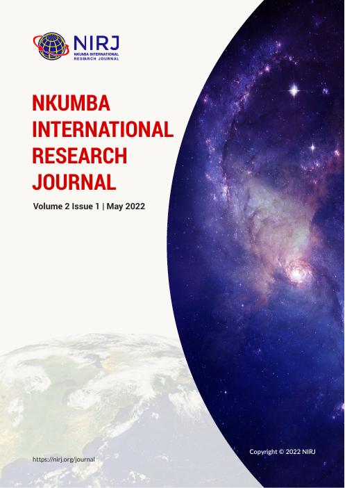 NIRJ Volume 2 Issue 1 (2022) cover